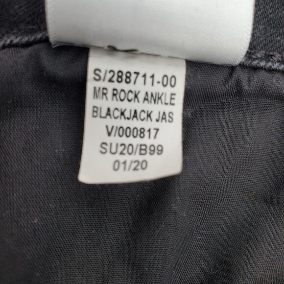 Old Navy Womens 16 Rockstar Super Skinny Ankle Mid Rise Black Jeans Pre-Owned - Picture 5 of 5